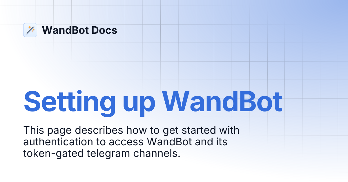 Setting up WandBot | WandBot Docs